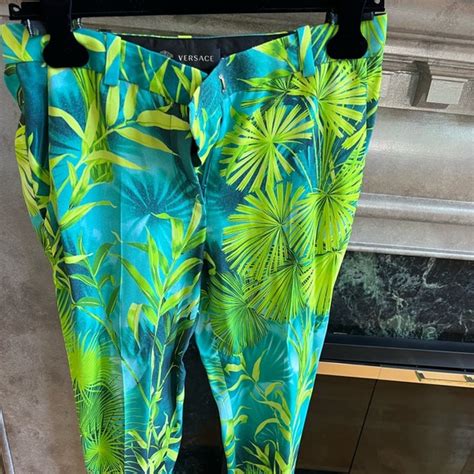 versace jungle print jumpsuit|Versace jumpsuit women.